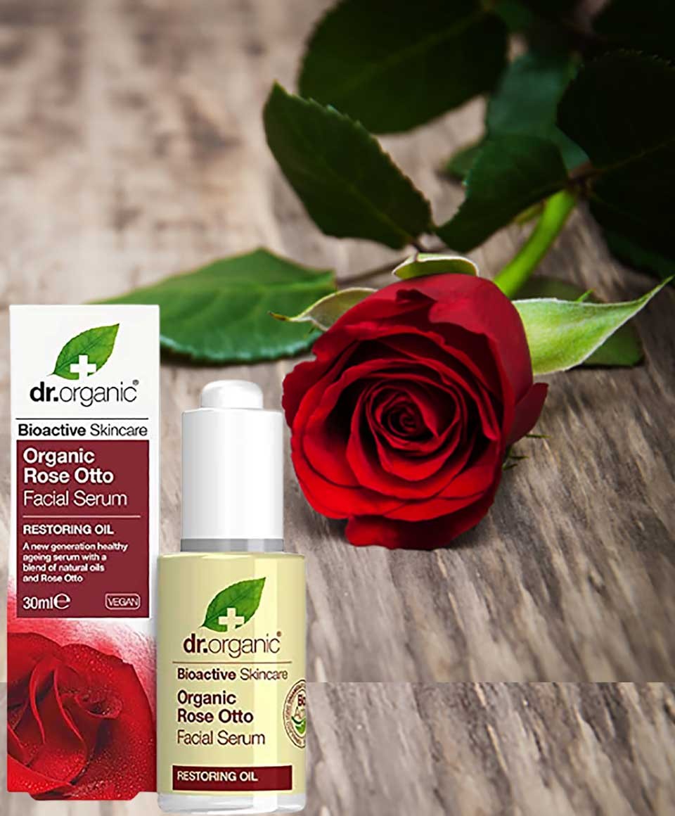 Bioactive Skincare Organic Rose Otto Facial Serum