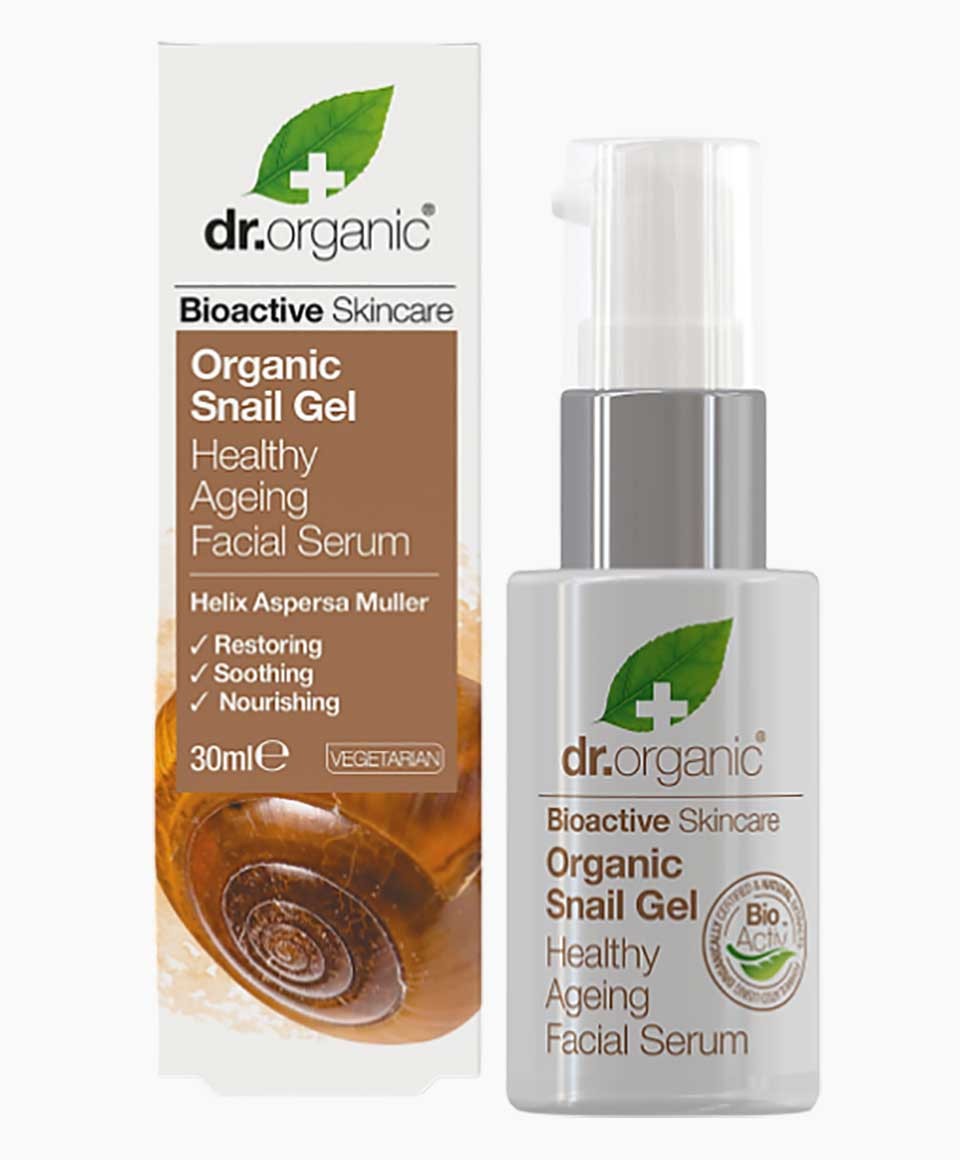 Bioactive Skincare Organic Snail Gel Healthy Ageing Facial Serum
