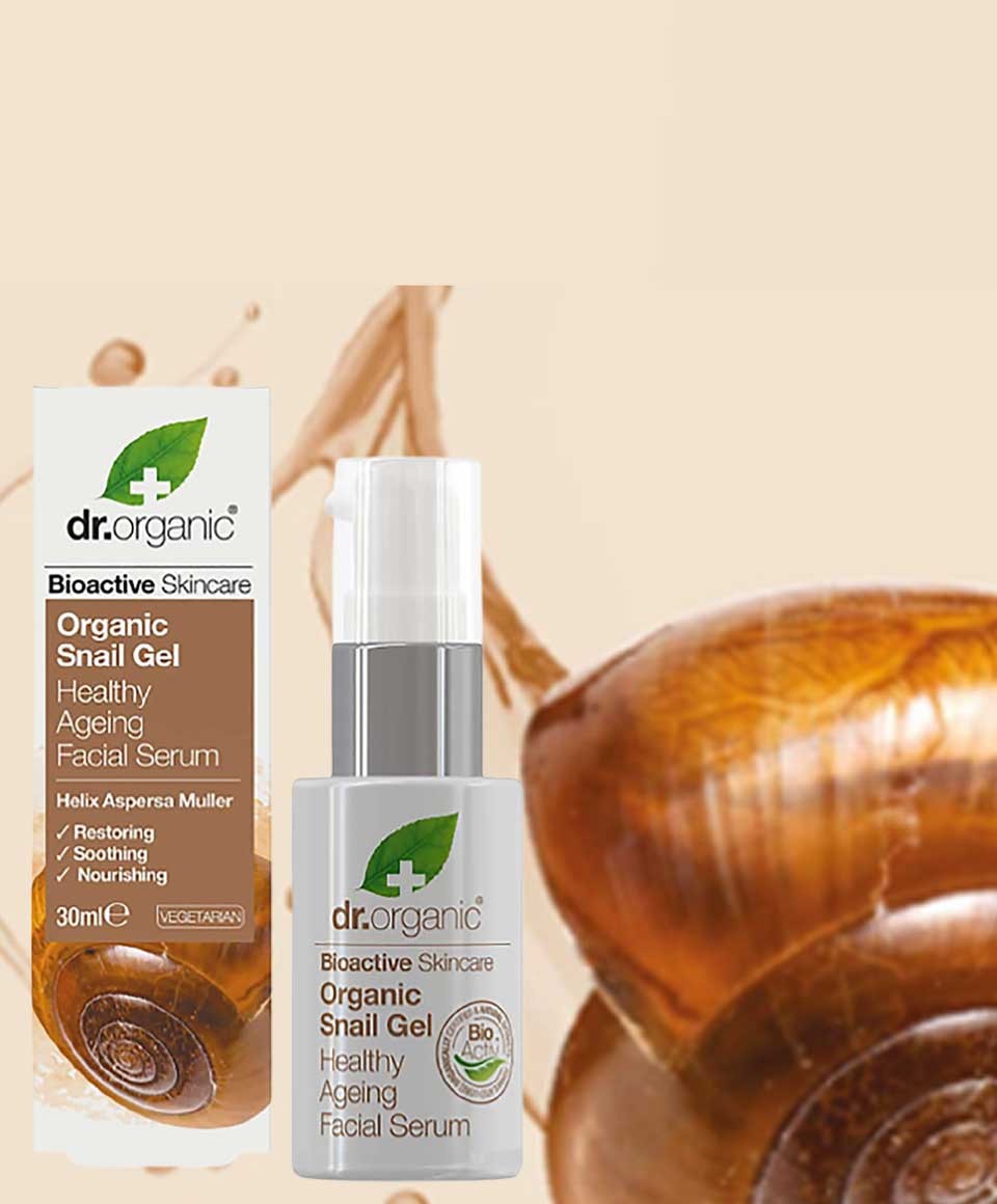 Bioactive Skincare Organic Snail Gel Healthy Ageing Facial Serum