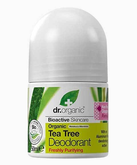 Dr Organic Bioactive Skincare Organic Tea Tree Deodorant Roll On 