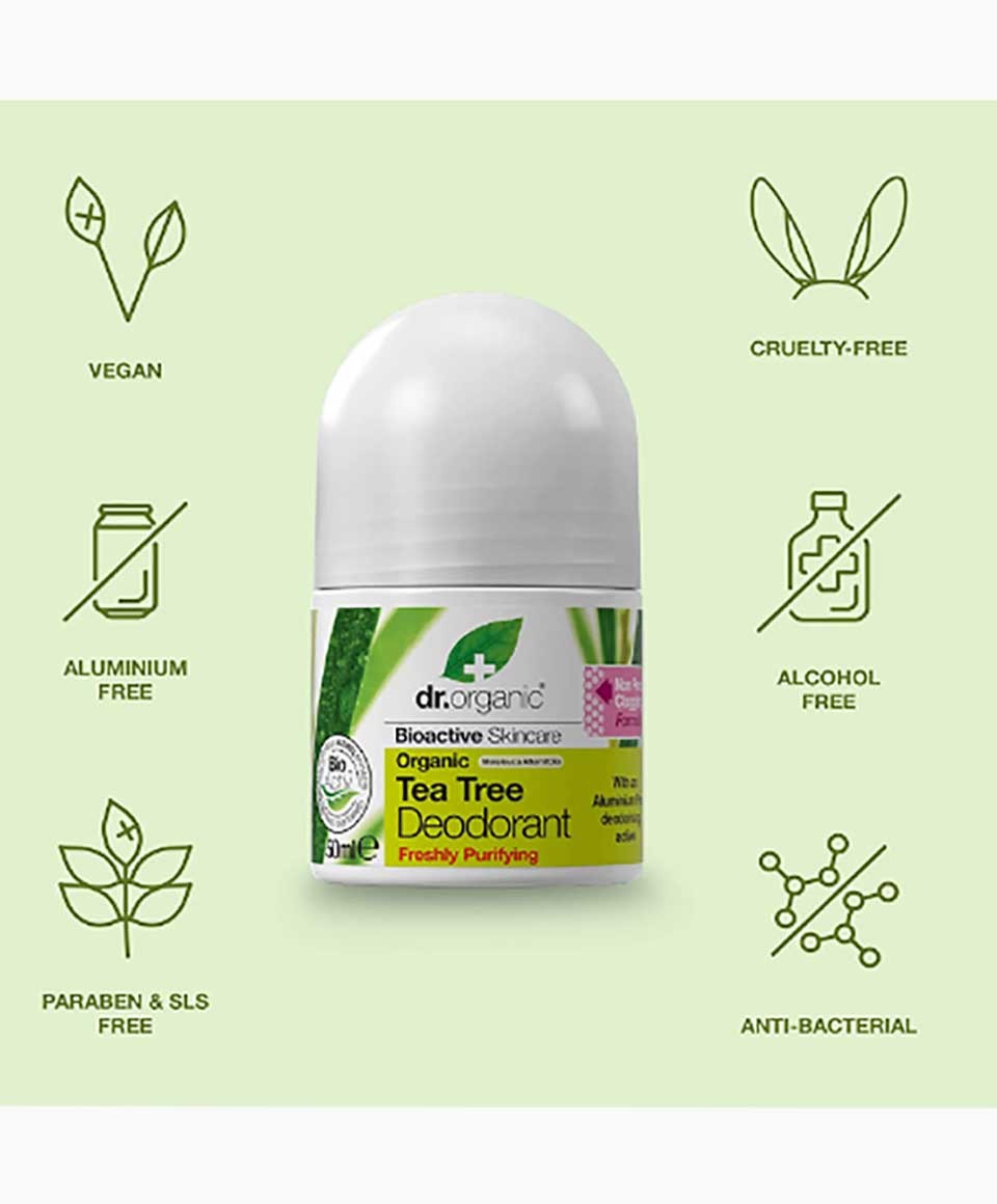 Bioactive Skincare Organic Tea Tree Deodorant Roll On