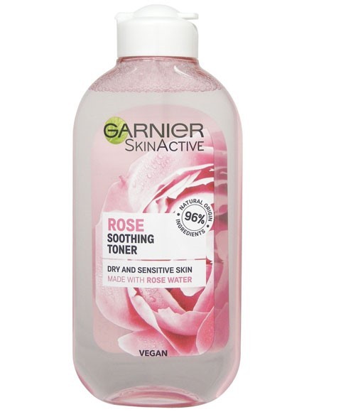 Lotion tonique apaisante à la rose Skin Active