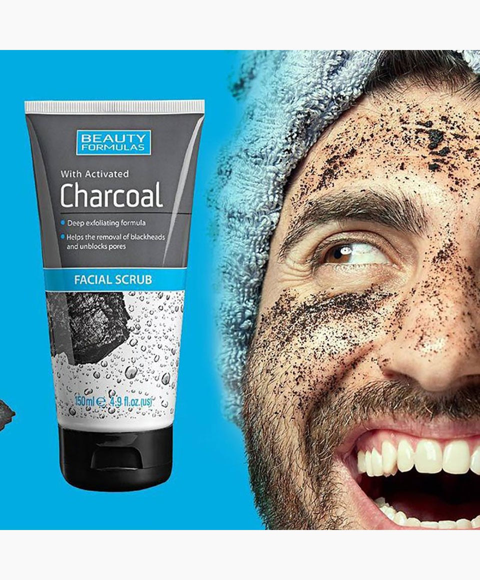 Beauty Formulas With Activated Charcoal Facial Scrub