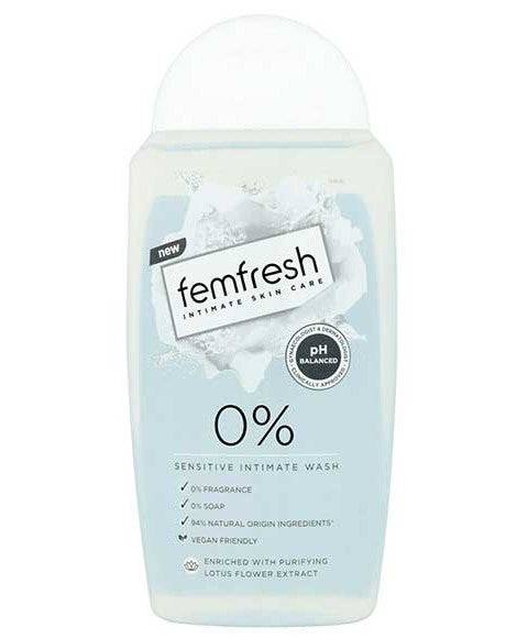 Femfresh Intimate Skin Care Zero Percent Sensitive Intimate Wash