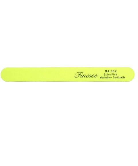 Finesse Professional Nail Files Extra Fine MA562 for smooth, precise nail shaping and filing, shown in the image.