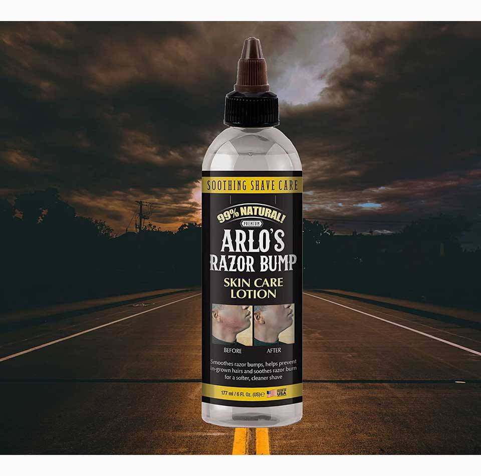 Hautpflegelotion gegen Rasierpickel