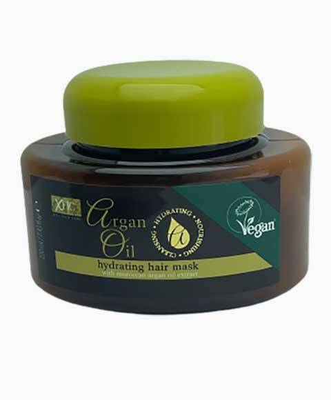 XHC Xpel Hair Care Argan Oil Hydrating Hair Mask in a jar, nourishing hair treatment for smooth, shiny hair with argan oil