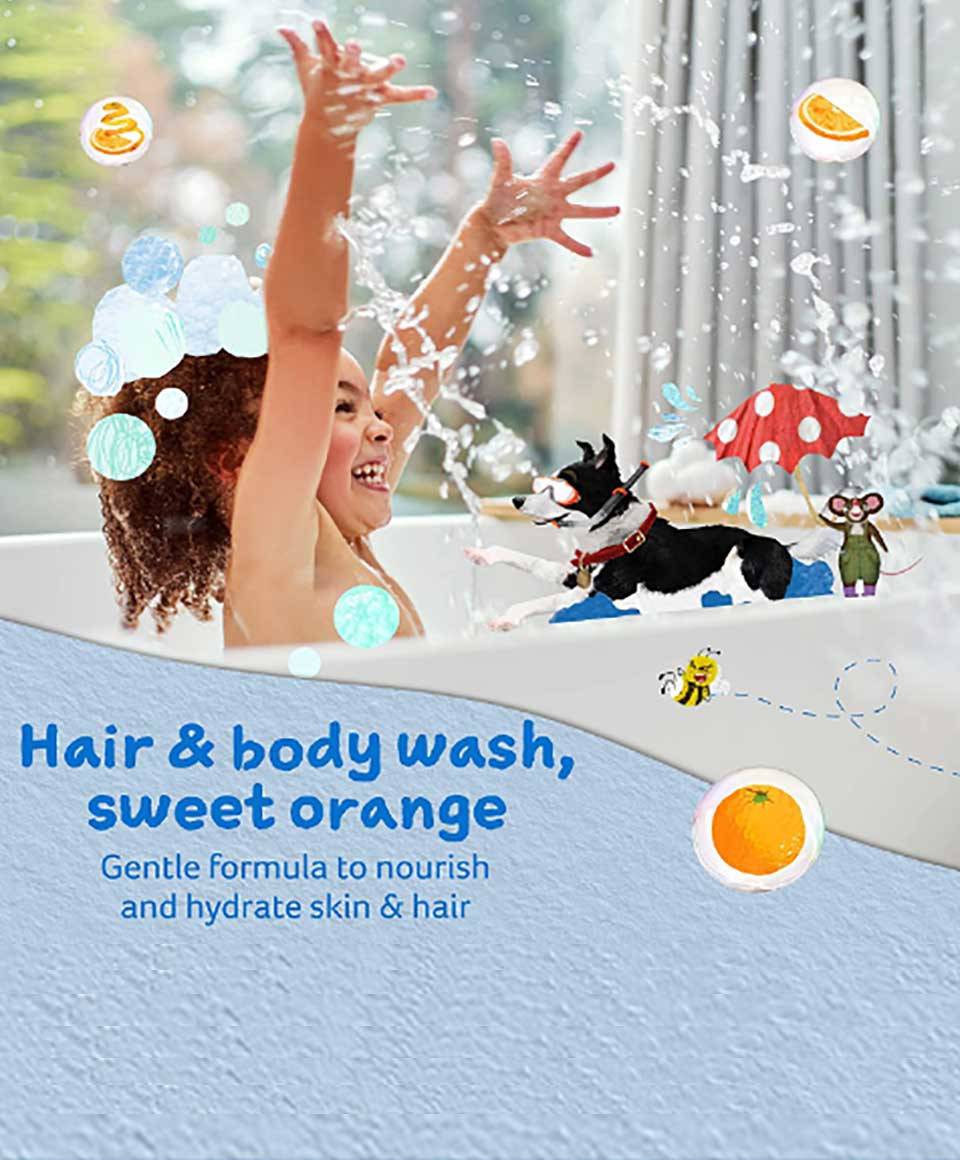 Hair & Body Wash Organic Sweet Orange