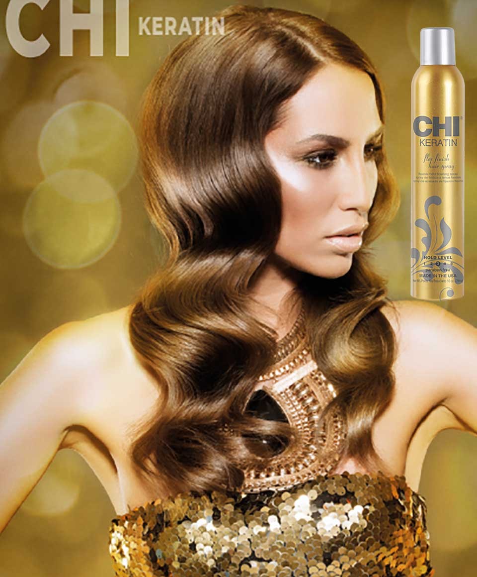 Chi Keratin Flex Finish Hair Spray Hold Level 3
