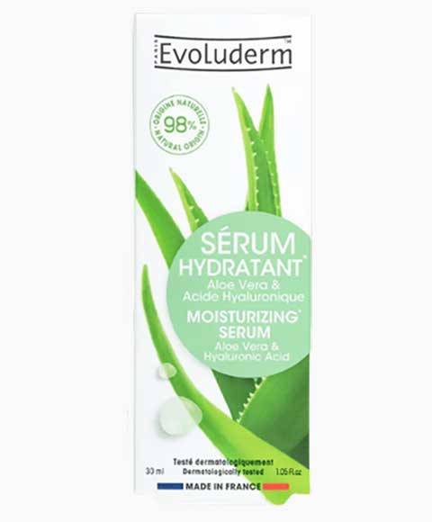 Evoluderm Moisturizing Serum With Aloe Vera & Hyaluronic Acid