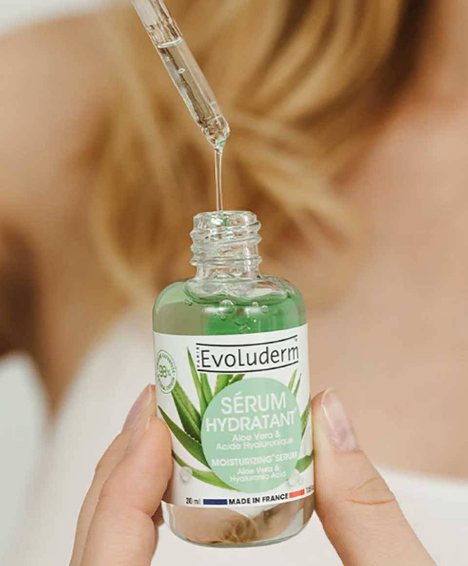 Evoluderm Moisturizing Serum With Aloe Vera & Hyaluronic Acid