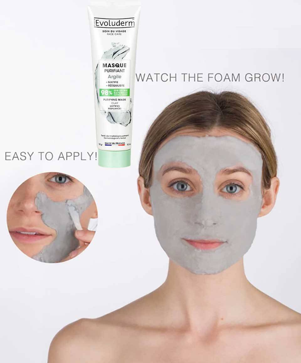 Evoluderm Revitalisierende Maske mit roter Tonerde