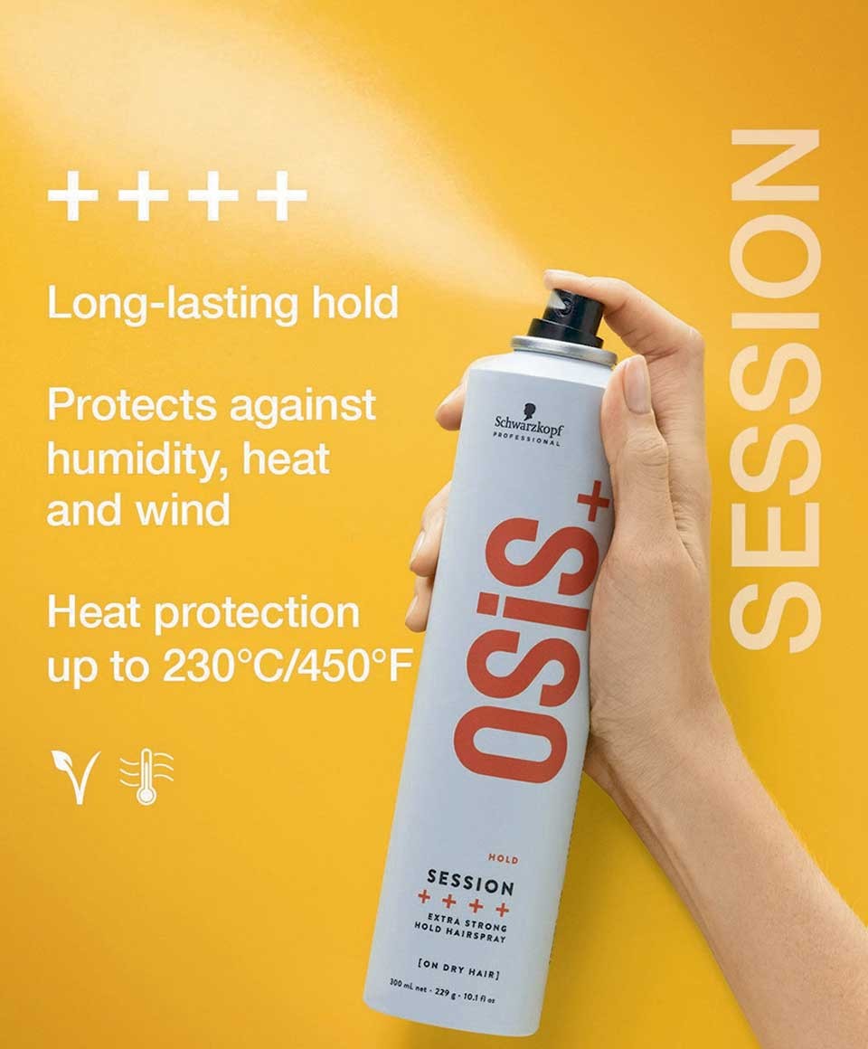 Osis Plus Hold Session Extra Strong Hold Hairspray
