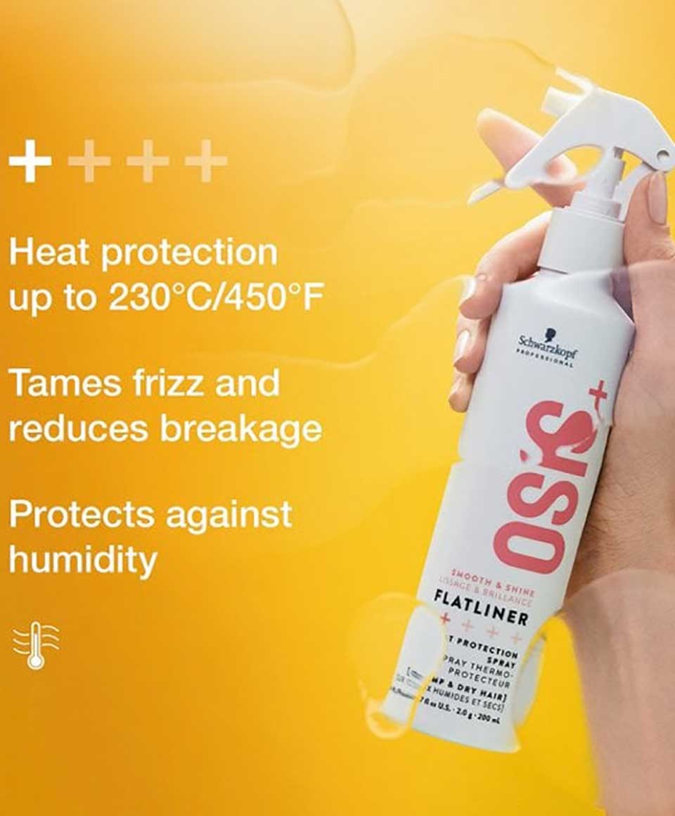 Osis Plus Smooth And Shine Flatliner Protecting Spray