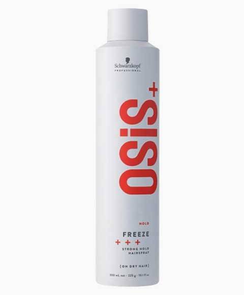 Schwarzkopf Osis Plus Hold Freeze strong hold hair spray bottle with spray nozzle, for firm hairstyle hold
