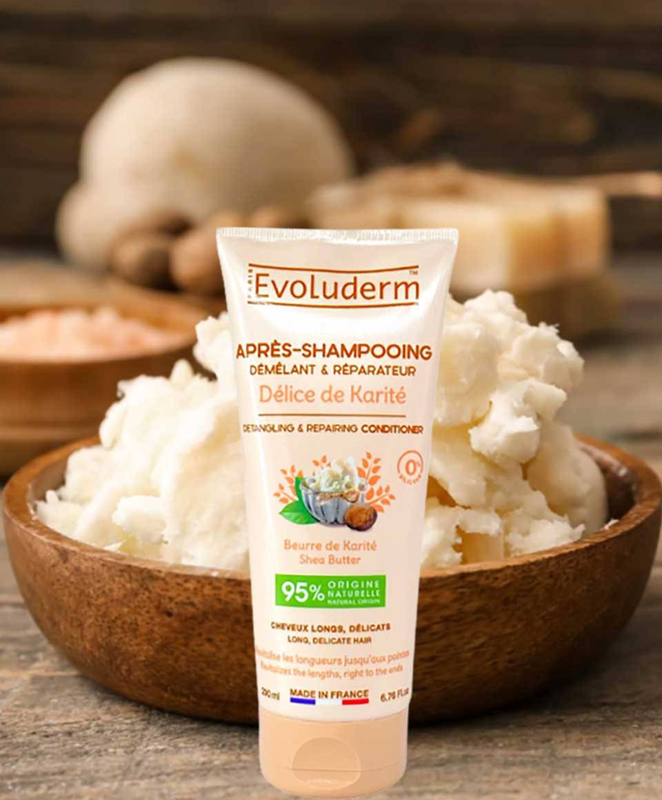 Après-shampoing démêlant et réparateur Evoluderm