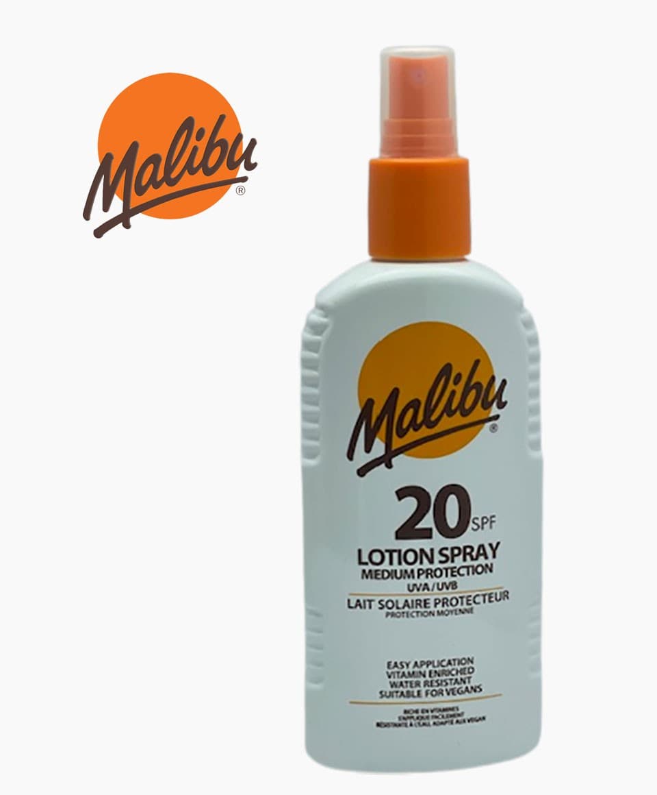 Lotion en spray Malibu Protection moyenne FPS 20