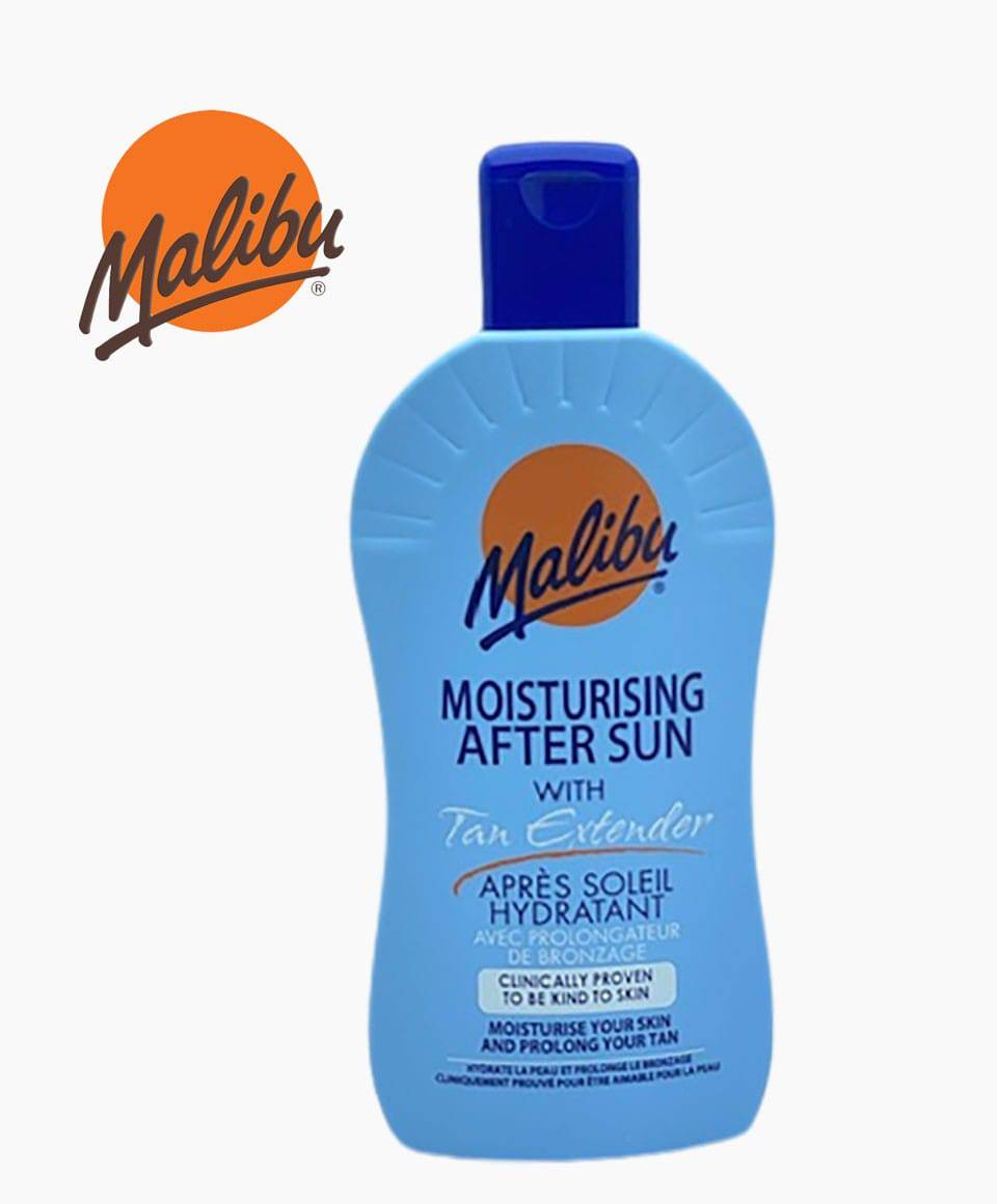 Après-soleil hydratant Malibu avec prolongateur de bronzage
