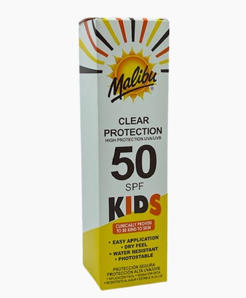 Malibu Kids 50SPF Clear Protection