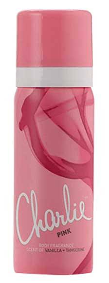 Charlie Perfumed Body Spray Pink