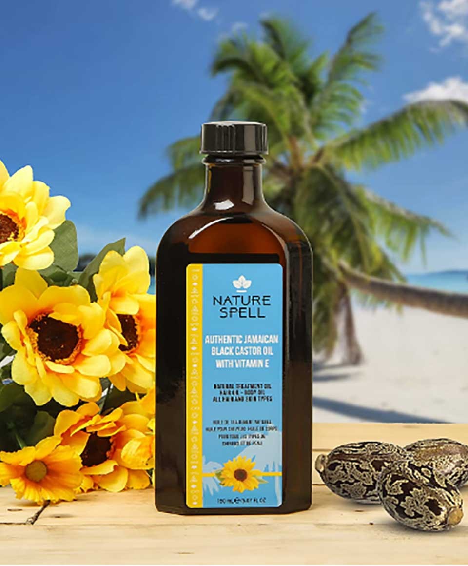 Nature Spell Authentic Jamaican Black Castor Oil With Vitamin E