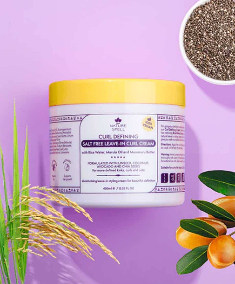 Nature Spell Curl Definierende, salzfreie Leave-in-Lockencreme