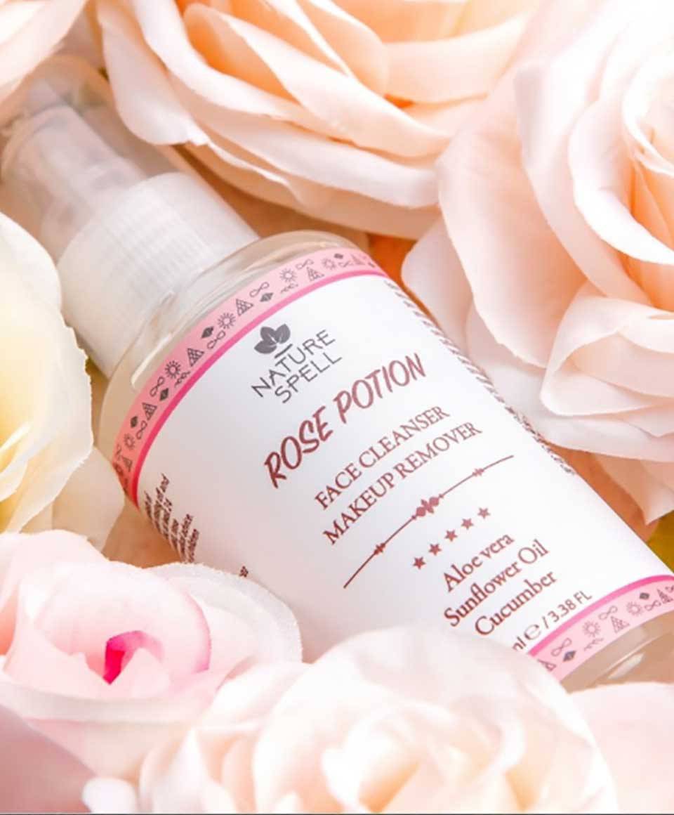 Nature Spell Rose Potion Gesichtsreiniger und Make-up-Entferner