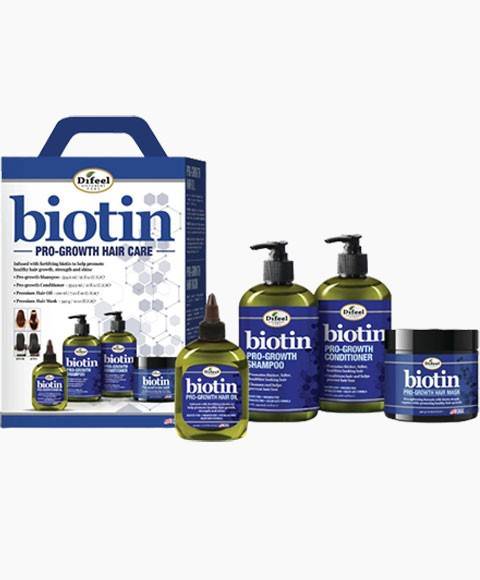 Kit de soins capillaires Difeel Biotin Pro Growth