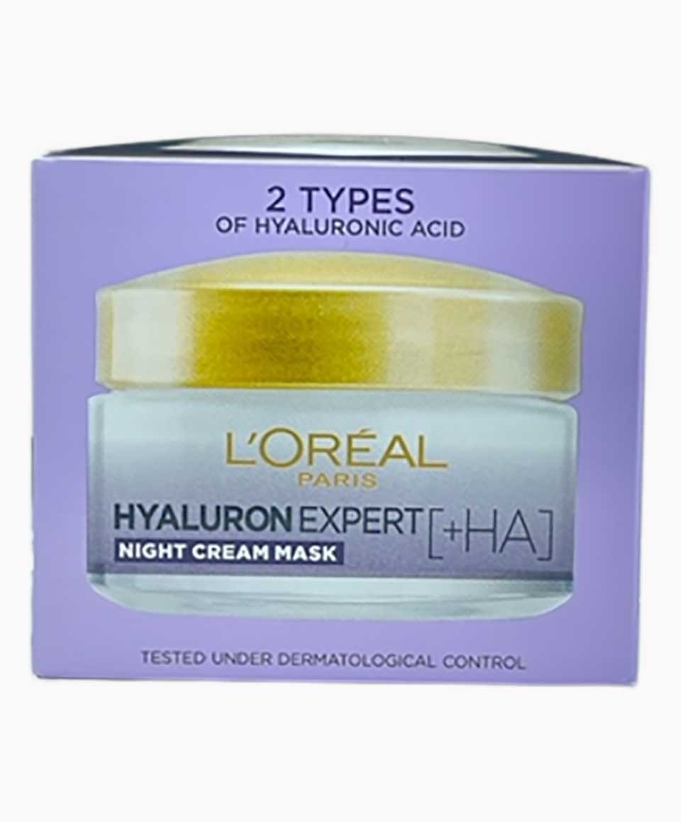 Loreal Hyaluron Expert Replumping Moisturising Care Night Cream Mask