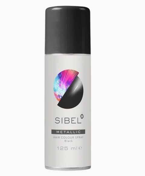 Spray colorant pour cheveux Sibel Noir Métallique