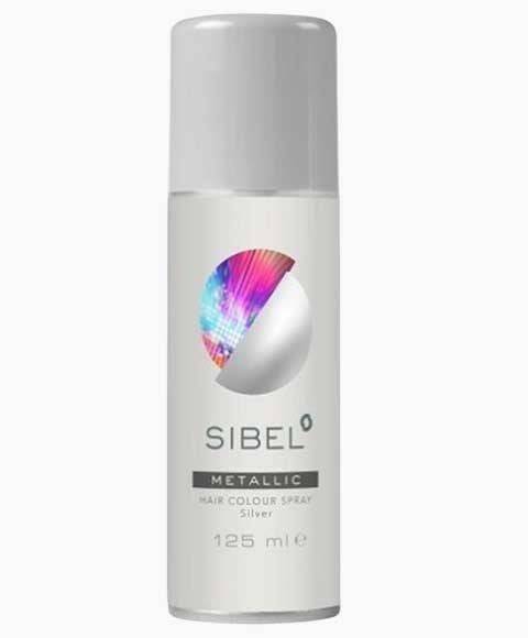 Spray colorant pour cheveux argent métallisé Sibel