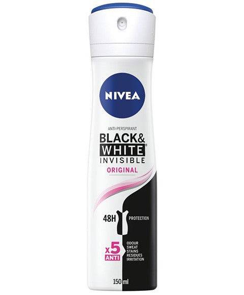 Invisible Anti Perspirant Deodorant Spray For Black And White