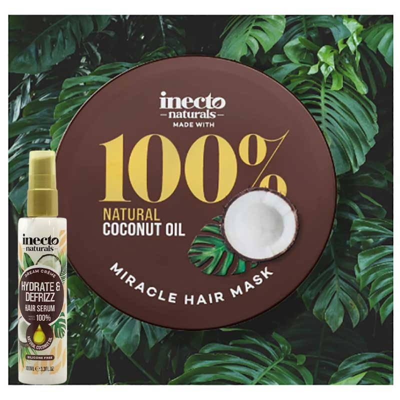 Inecto Naturals Dream Creme Hydrate And Defrizz Hair Serum