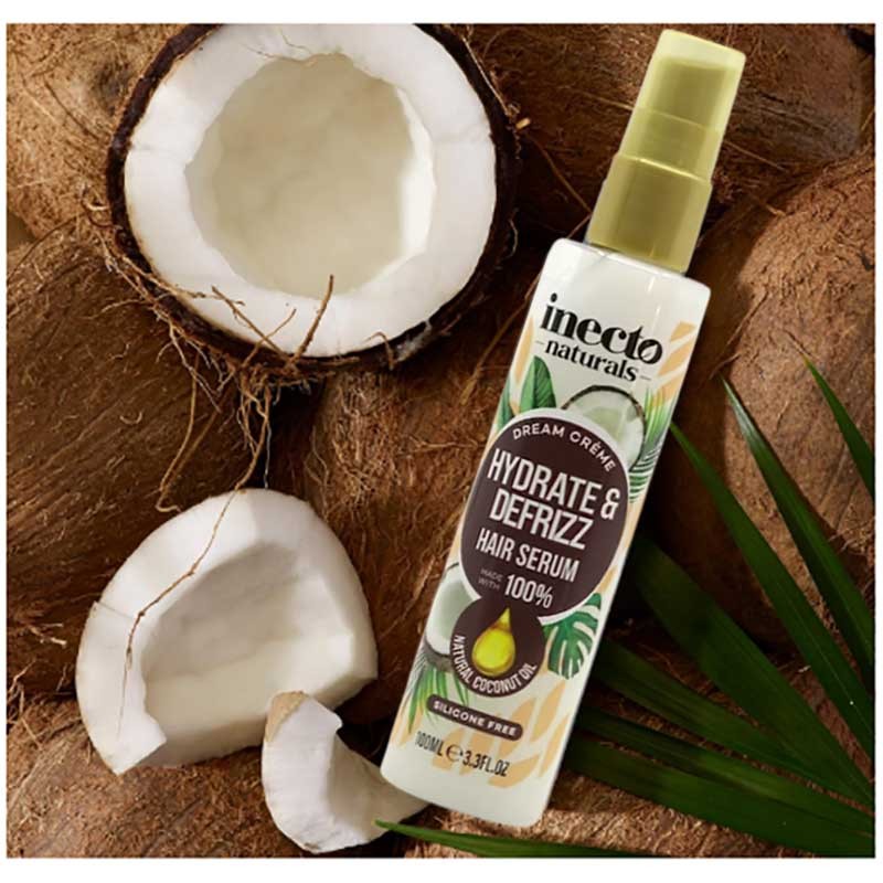 Inecto Naturals Dream Creme Hydrate And Defrizz Hair Serum
