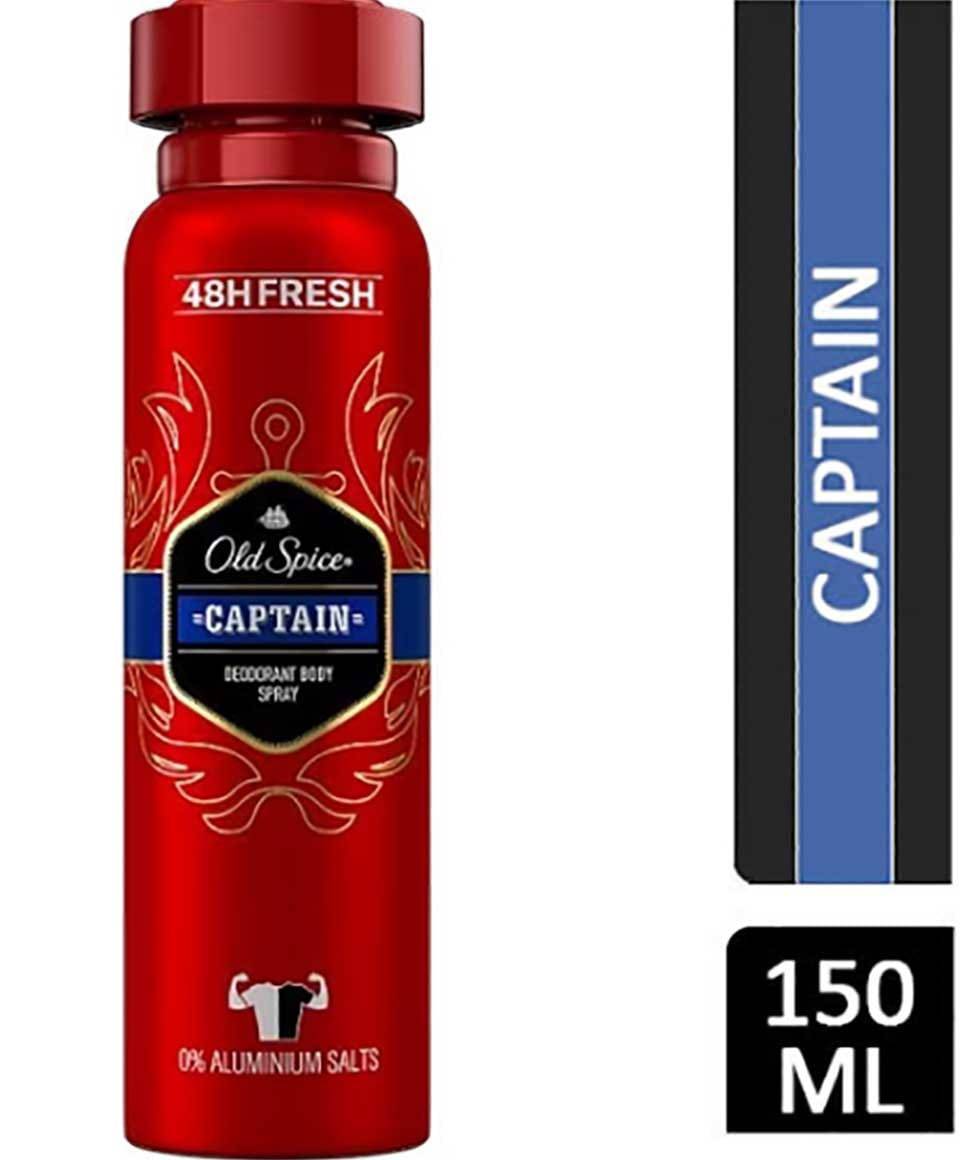 Old Spice Captain Deodorant Body Spray