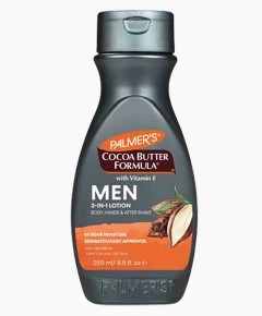 Lotion Palmers Cocoa Butter Formula Men 3 en 1 avec vitamine E