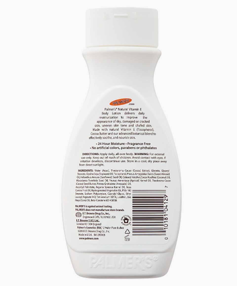 Lotion corporelle naturelle à la vitamine E
