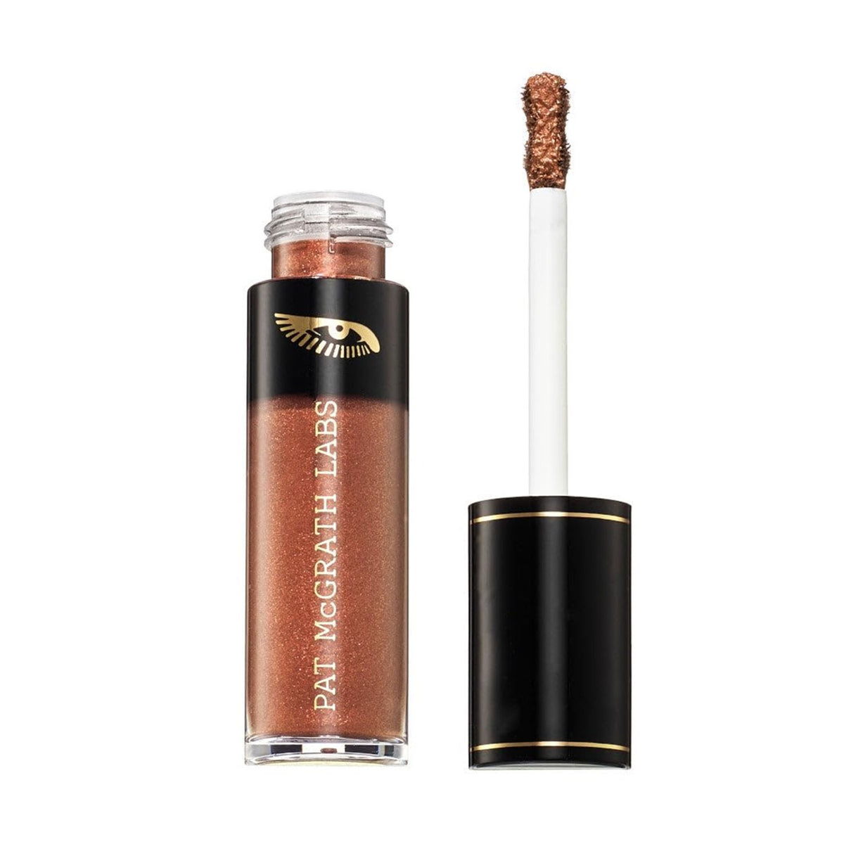 PAT McGrath LABS Fetish Eyes Longwear Liquid Eye Shadow tube and applicator in product packaging