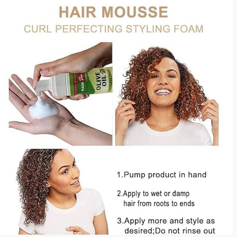 Ican Olive Oil Hold And Shine Curling Mousse