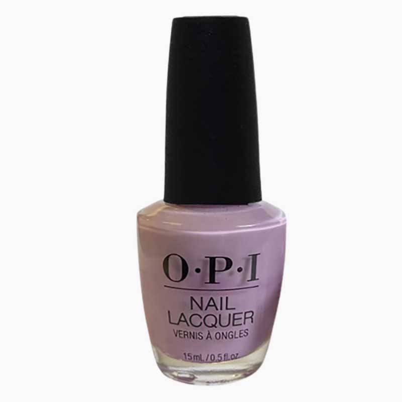 OPI Nail Lacquer in Purple Palazzo Pants, showcasing a vibrant purple shade in a sleek bottle with a brush.