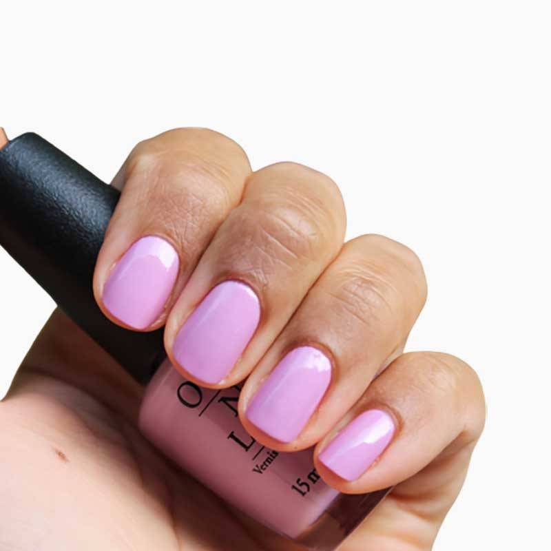 OPI Nail Lacquer in Purple Palazzo Pants, showcasing a vibrant purple shade in a sleek bottle.