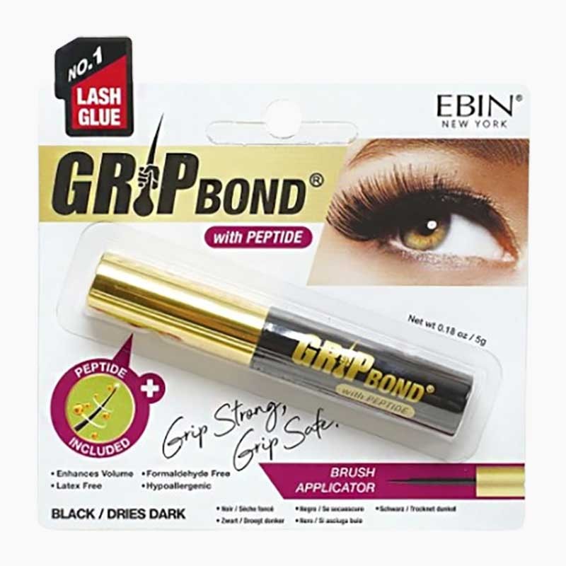 EBIN New York Grip Bond Peptide Black Lash Glue