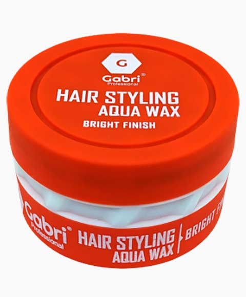 Gabri Professional Bright Finish Hair Styling Aqua Wax