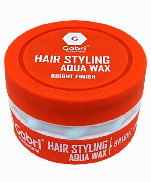 Gabri Professional Bright Finish Hair Styling Aqua Wax