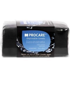 Procare Black Disposable Towels