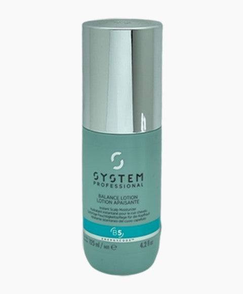 System Professional Balance Lotion B5 hair moisturizer bottle, nourishing hair care product with lightweight hydration.