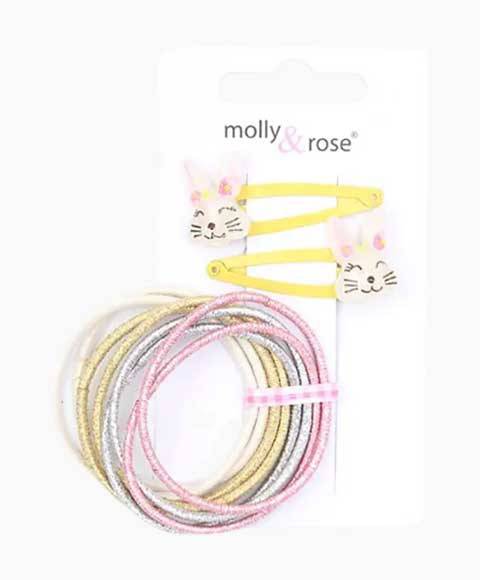 Molly und Rose Tierschlafsäcke und Gummibänder Set