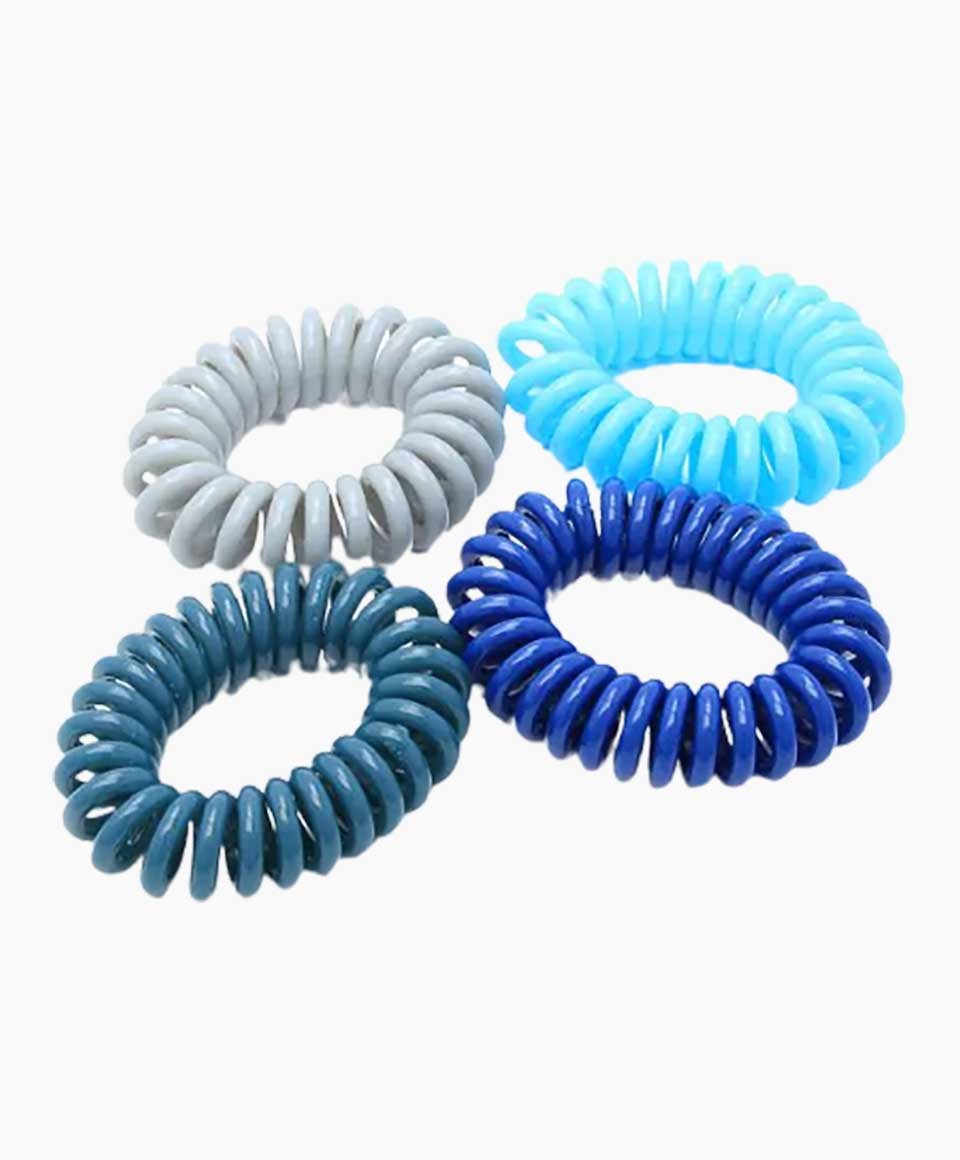 Molly And Rose Spiral Hair Bobble Grips Assorted 8784