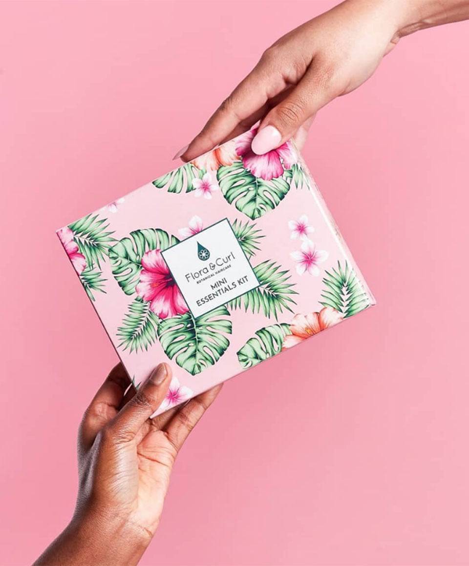 Flora And Curl Botanical Haircare Mini Essentials Kit