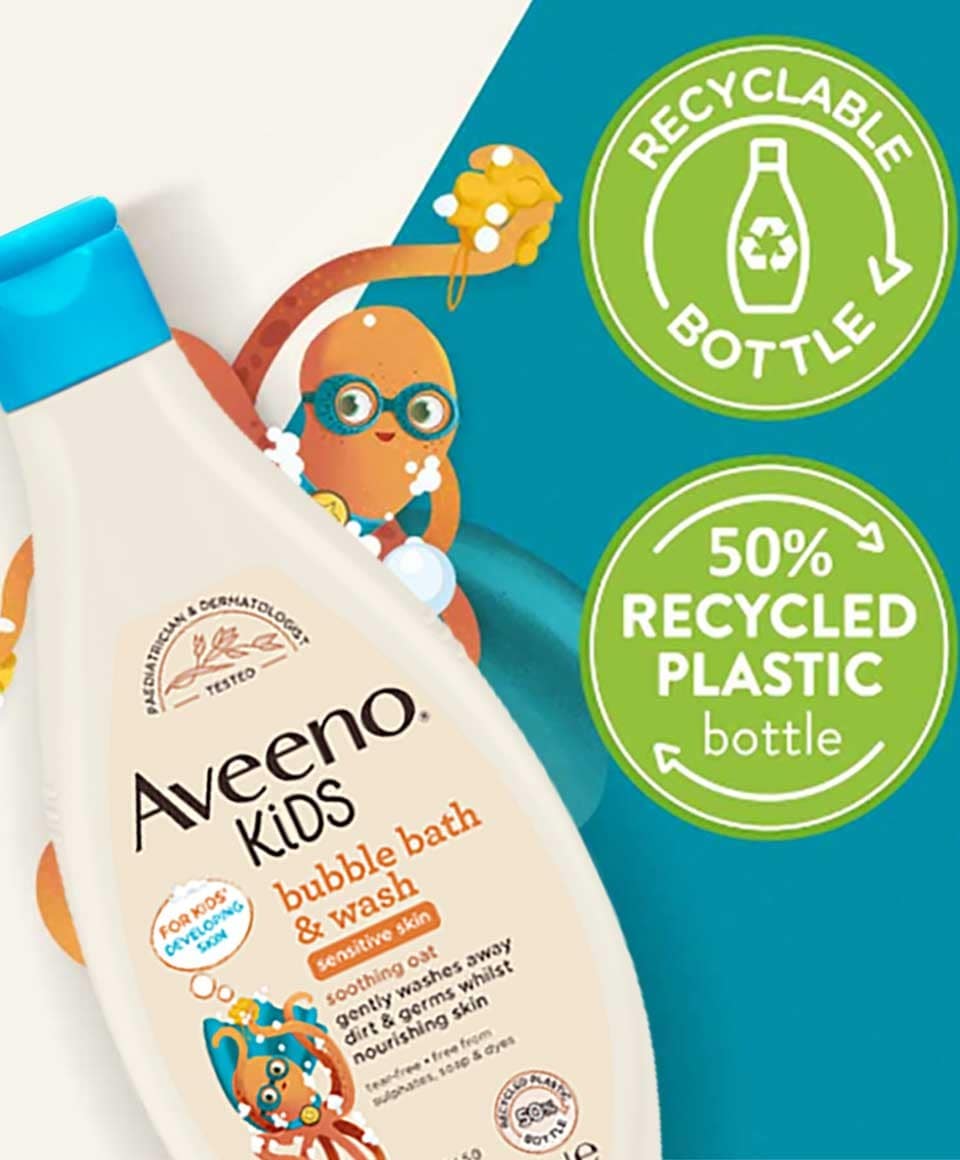 Johnson And Johnson Aveeno Kids Bubble Bath And Wash